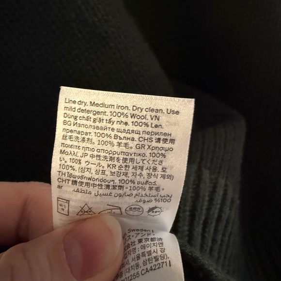 COS Dark Green Turtleneck Sweater - Picture 5 of 9